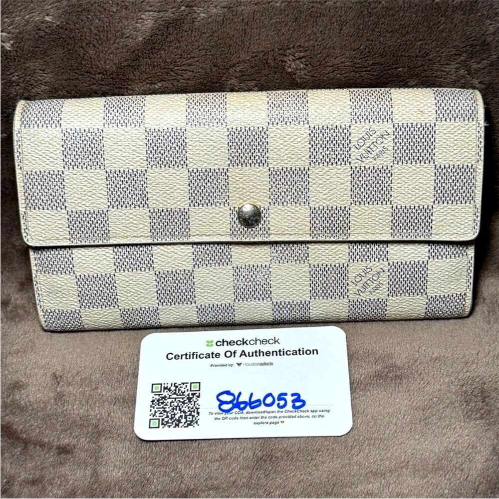 Louis Vuitton Damier Azur Wallet